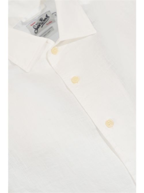 Camicia Raphael in lino White Mc2 Saint Barth | RPH000101457L
